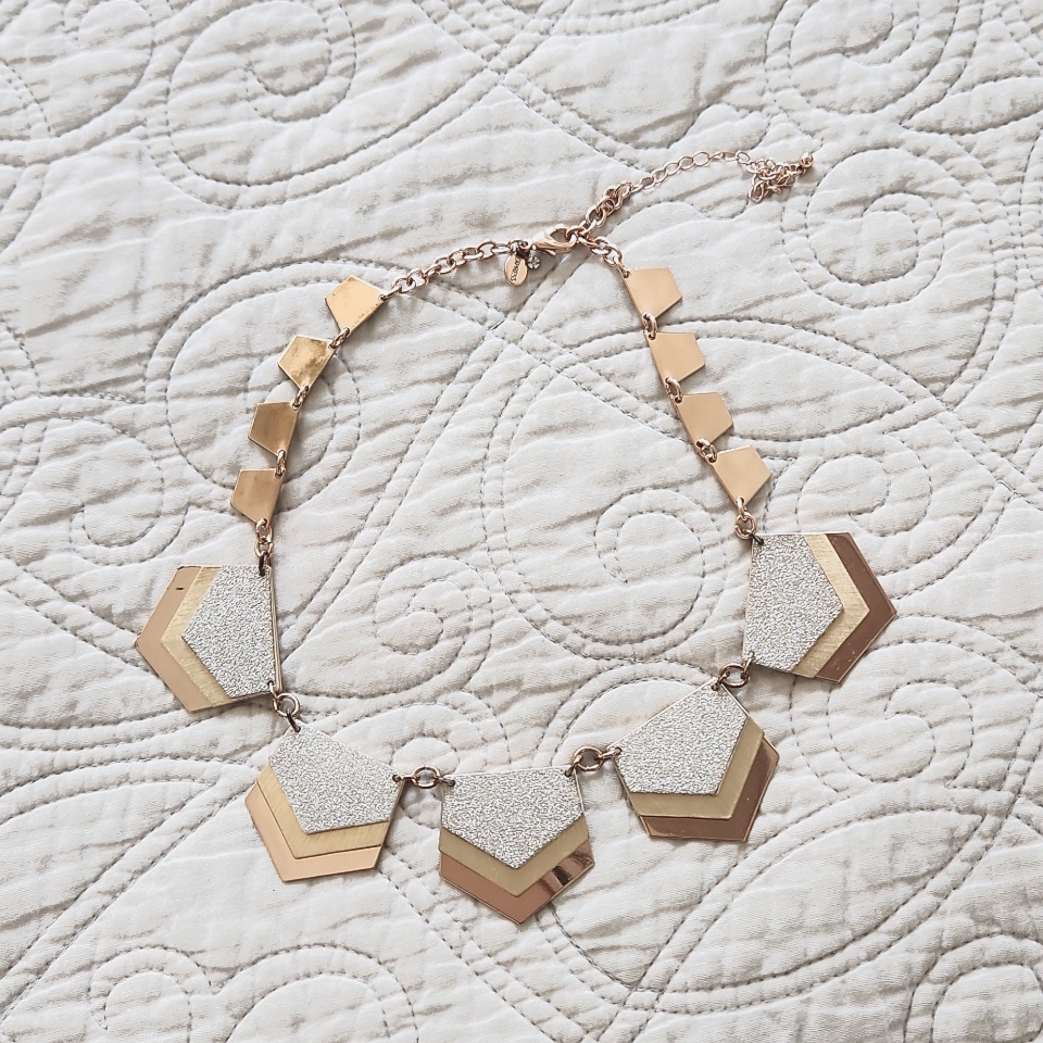 Express Rose Gold Statement Necklace